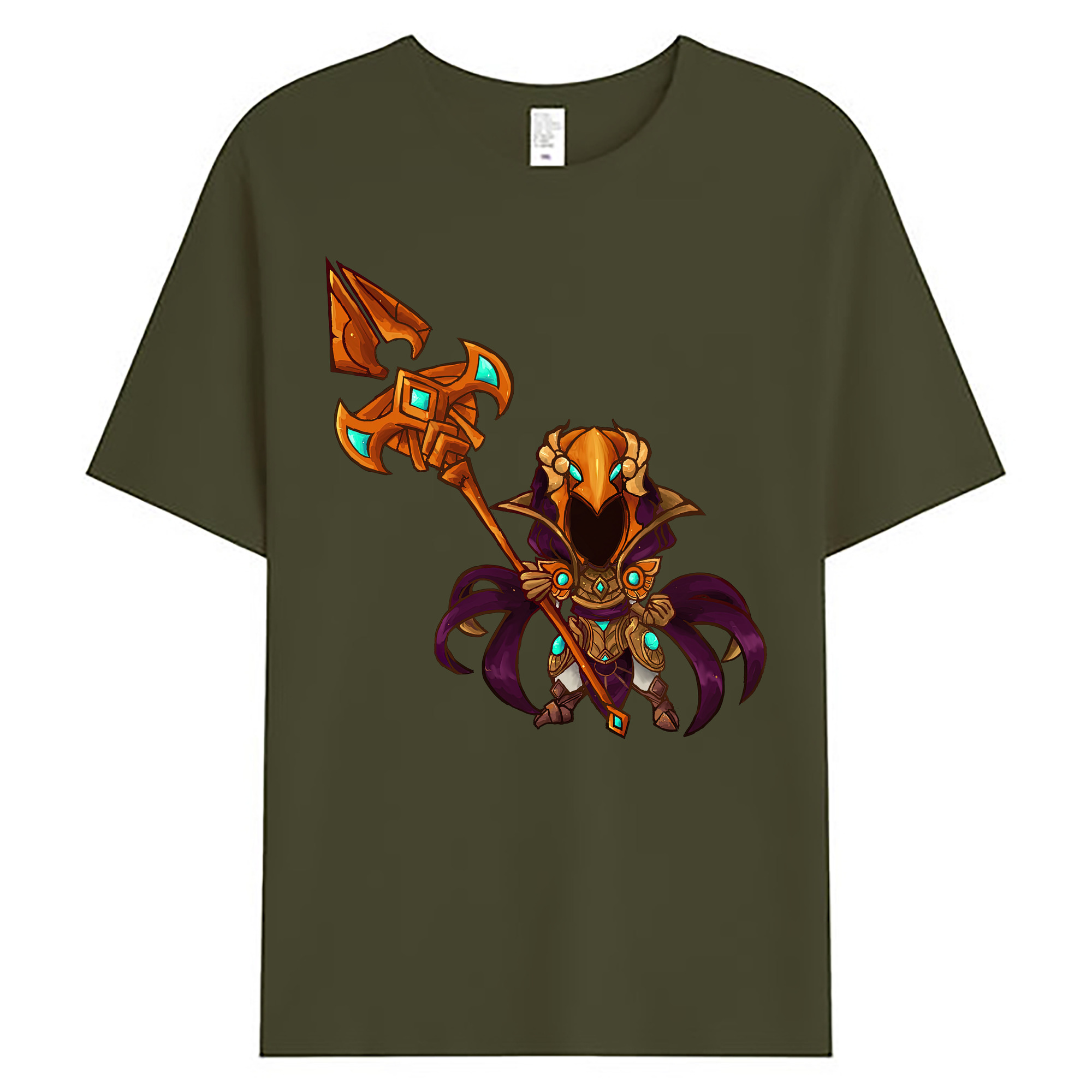 （画像用） リーグ・オブ・レジェンド League of Legends LOL 綿100％ メンズ半袖Tシャツ｜肌触りやわらか＆通気性